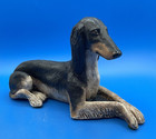 Vintage  Figurine Of A Saluki Dog An Original Signed By Artist T C Schoch
