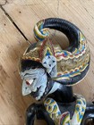 Vintage Asian Oriental Folklore Hand Painted Carved Wooden Hand Rod Puppet