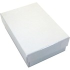 12 Cotton Boxes White Pendant Chain Jewelry Displays