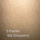 Coterie Baby Diaper Size 1 Pack Of 3  Total 99 Count  New In Box