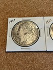 1921 Silver Morgan Dollars 90  Silver  lot Of 2 -in Holders