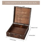 Mr And Mrs Wedding Keepsake For Couples  Wooden Memory Boxes With Lids  Brida   