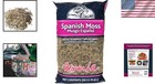 250 Cu  In   Spanish Moss - Enhance Your Indoor Plant Aesthetics