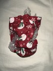 Female Dog Puppy Pet Diaper Washable Panties Sanitary Underwear Snowmen Small
