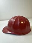 Vintage Superlite Aluminum Fibre-metal Hard Hat Helmet Union Made Red Del E Webb