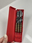Unicorn Steel Tip Darts Set Brass Barrels W  Red Case 3 Darts