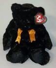 Ty 2002 Vintage Beanie Buddy Haunt Halloween Bear 13 5  Stuffed Plush Toy Nmwmt