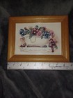 Clawfoot Tub With Flowers And Pearls Laurie Korsgaden Framed Art Print Vintage