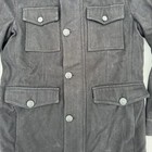 Guess Military Jacket Men s Small Wool 6 Pocket Quilted Lining Coat Jacket