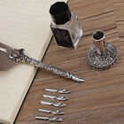 Dip Pen Writing Ink Set With 5 Nibs Antique Calligraphy Stationery