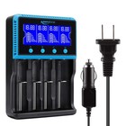Smart Universal 18650 Battery Charger With Lcd Display For Ni-mh  Li-ion  Aa  Aa