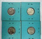 Lot Of 4 Switzerland Silver 1 2 Franc Coins 1920 1948 1959 1962 Standing Helveti