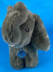 Vintage Dakin Elephant Plush Stuffed Animal 13  With Dakin Fob 1985