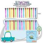 Mini Bubbles For Kids Party Favors 32 Pcs Small Bubble Wands Toys Bulk For Cl   
