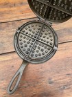 Orr   Painter Fully Marked Cast Iron Waffle Iron