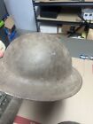 Antique Wwi Combat Military Us Army Infantry Helmet Rare With Padding