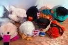 Lot Of 11 Puffkins Plush Stuffed Animals Halloween Frankenstein Swibco Nwt