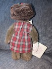 Collectors Edition Boyds Bears Lizzie Wishkabibble 10    Plush Bear W hat   Book 