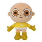 Cute Yellow Baby Plush Toy Soft Stuffed Horror Style Doll Kids Birthday Gift