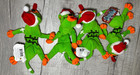 Lot Of 4 Vintage Meanies Shocking Stuffers Series Plush Splat In The Hat  