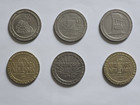 Las Vegas  1 One Dollar Gaming Token Vintage Mgm Tropicana Excalibur Lot Of 6 