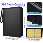 900 Cards Pocket Trading Card Binder 9 Pocket Trading Card Album Folder Case Us