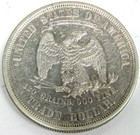 1875 S Silver Trade Dollar Xf au Condition