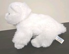Vintage Animal Alley White Cat Plush 11    Blue Eyes Stuffed Kitten Toys R Us 2000