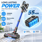 Cordless Vacuum Cleaner 55kpa Stick For Pet Hair Hardwood Wooden Floor Carpet