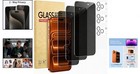 Dark Privacy Filter Screen Protector   Lens Cover For Iphone 17 Pro Max - 3 Pack