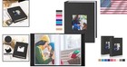 Classic Linen Photo Album Set - 2 Packs With 100 Pockets For Vertical Photos