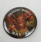 Dragon Of The Month Tsr Games Pin Back May 1993-dungeons   Dragons