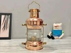 Maritime Nautical Ship Lantern 14  Brass   Copper Anchor Oil Lamp  Boat Light