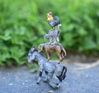 Austrian Vienna Cold Painted Bronze Figural Group Of  bremen Town Musicians 