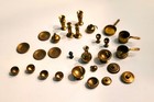 Vintage Lot Of Brass Dollhouse Miniatures 27 Pieces 1 12 Scale