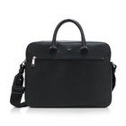 Boss Ray Friendly Small Brief Case Black 15  Laptop Crossbody Business Bag New