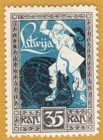 Latvia Lettland 35 Kap  Sc  66  1919s Mng Error 4048