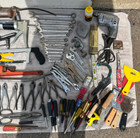 Mixed Lot Of Hand Tools Carpenter Plumbing Mechanic Screwdrivers Wrenches Pliers
