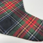 Lauren Ralph Lauren Plaid Black Cuff Christmas Stocking 20 