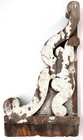     pair Architectural Salvage Wood Corbels Antique Carved Shelf  Vintage