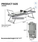 Foldable Pilates Reformer Machine Full Body Home Workout Exercise Equipment