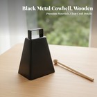 Cowbell With Mallet Tapered Body Percussion Instrument Stage-resistant