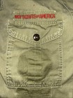 Vintage Olive Green Bsa Boy Scout Short Sleeve Uniform Shirt   9
