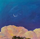 Soft Color Palette Neo Impressionism Landscape Large Art Thick Paint Oil Hawkins