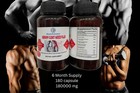 Horny Goat Weed 1000mg cap Maca Root Testosterone Booster 6 Month Supply     