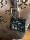 Bible book Tote Cover Choose Love Purse Style Brown Large L  k