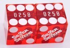 Silver Sevens Hotel   Casino Las Vegas Nevada Pair Of Used Dice