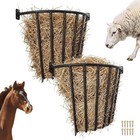 Corner Hay Rack 2x 30   Horse Goat Hay Feeder Wall Mounted Livestock Feeder