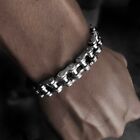 Solid Stainless Steel Motorcycle Bike Chain Design Bracelet Men s Jewelry Gifts