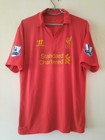 Liverpool Home Football Shirt Jersey 2012 2013 Warrior Size Xl Luis Suarez